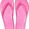 b6c094d135f2f14c04bada7fc8a3cdd7 Crocs™ Miami Jelly Round Toe Flip Women's Pink Lemonade Jelly