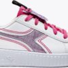 b6f3d7f5f01edf667f02ba15b9c2f39d DIADORA GAME STEP P PS LOLA LABEL White/Violet Iris