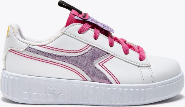 b6f3d7f5f01edf667f02ba15b9c2f39d DIADORA GAME STEP P PS LOLA LABEL White/Violet Iris
