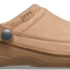 Crocs™ Classic Crafted Vegan Suede Clog Milk Chocolate