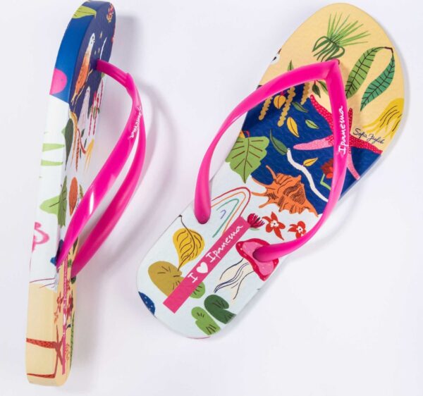 Ipanema Graffiti V Fem-Box12 White/Pink/Blue