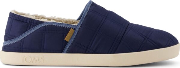 b95a034c7393518f7cd94ec44d5bc6bc TOMS QUILTED WOVEN MEN'S SLIPPER 10021385 Navy
