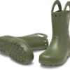 b9c7783a1746ef7dcd076a561ac2d432 Crocs™ HANDLE IT RAIN BOOT KID'S Army Green