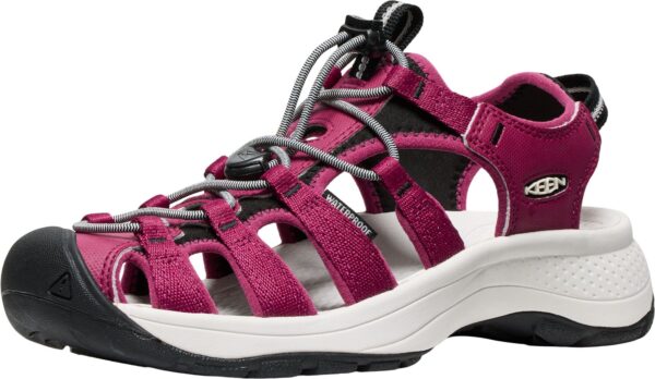 ba9776681ac9dc7332fcd959cb1ce9c0 Keen ASTORIA WEST SANDAL WOMEN Beaujolais/Star White
