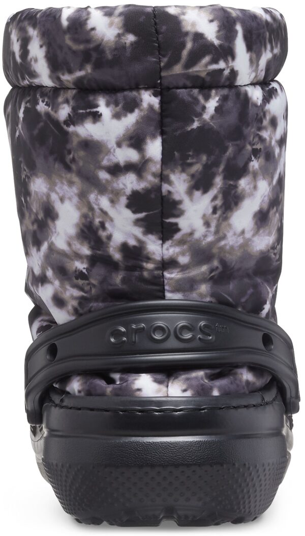 Crocs™ Classic Lined Neo Puff Tie Dye Boot Black
