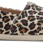 TOMS Classic Leopard Women's Slip-On Alpargata Beige