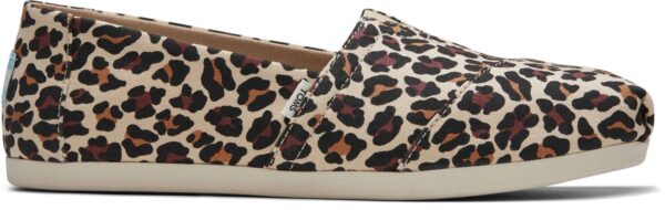 TOMS Classic Leopard Women's Slip-On Alpargata Beige