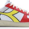 bedb17d1d6dff7d0f5ebb2d71fcd5e8a DIADORA Magic Basket Low Icona White/Ferrari Red Italy