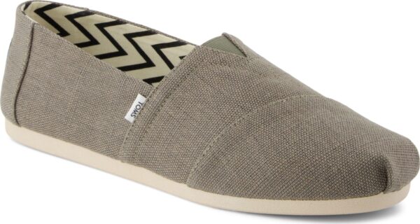bf0772922ec00d0ea4a8f09903b2a96c TOMS VETIVER GREY HERITAGE CANVAS 10021903 Grey
