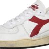 DIADORA Mi Basket Row Cut White/Garnet