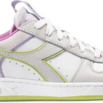 c0baee0c2f4596c019ab06aa2c119f99 DIADORA Magic Basket Low Label Wn White/Daiquiri Green