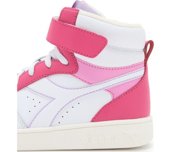 c153e827010948d2c2ab64e65063d938 DIADORA Magic Basket Mid Ps Kid's Pink Yarrow/White