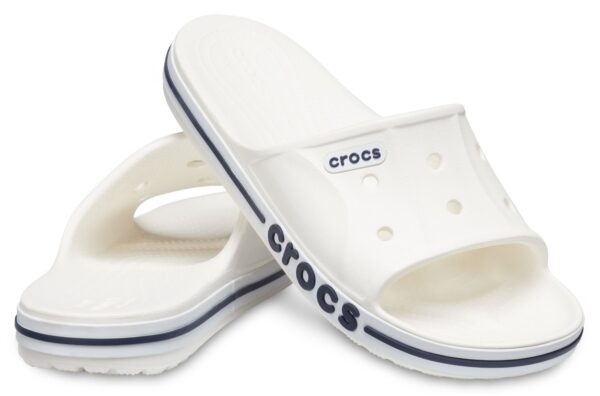 205392-126 Crocs™ Bayaband Slide White/Navy