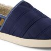 c2996fa1570b86f82fba3416394aa1d4 TOMS QUILTED WOVEN MEN'S SLIPPER 10021385 Navy