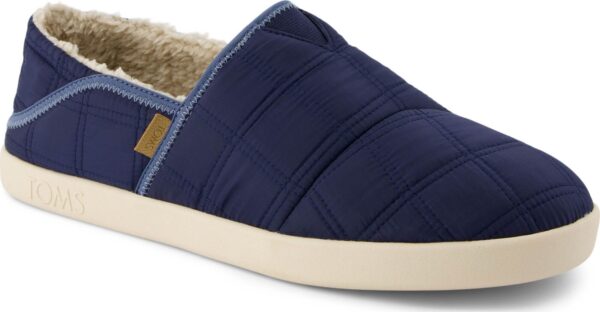 c2996fa1570b86f82fba3416394aa1d4 TOMS QUILTED WOVEN MEN'S SLIPPER 10021385 Navy