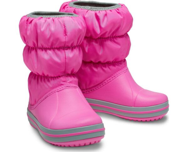 c303dc69c9bc4c0fe28c569d52b82527 Crocs™ Kids' Winter Puff Boot Electric Pink/Light Grey