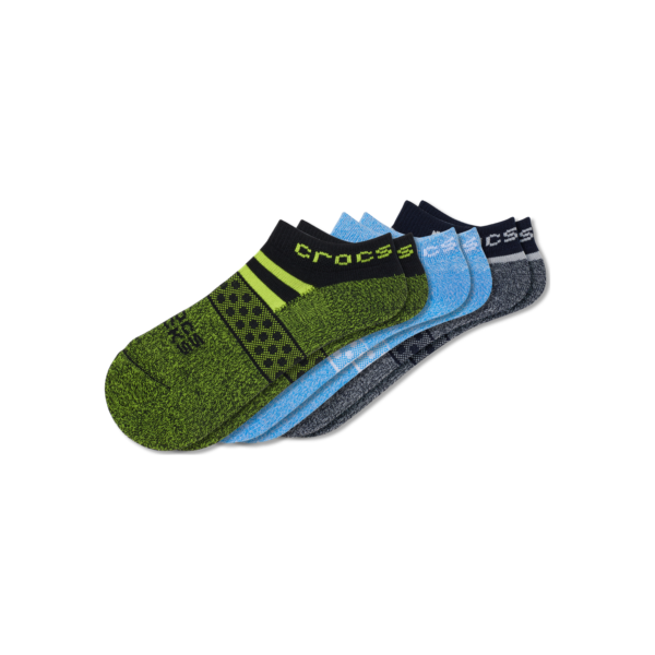 Crocs™ Crocs KID LOW BOY POOL PARTY 3 PACK SOCKS Blue / Green