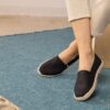 TOMS Recycled Cotton Women Alpargata Rope Black
