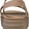 Crocs™ Brooklyn Low Wedge Womens Latte/Mushroom