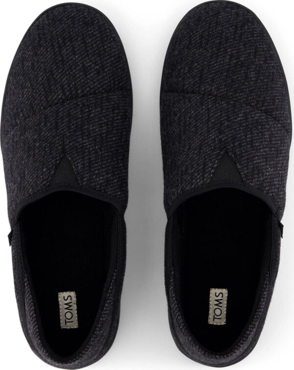 TOMS COZY TWILL MEN'S SLIPPER 10021377 Black