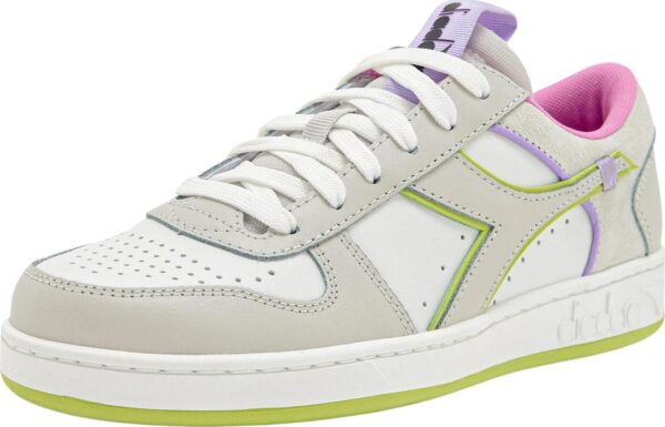 c693f3c48982fd7ea0da8646aec5d93d DIADORA Magic Basket Low Label Wn White/Daiquiri Green