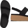 Crocs™ Brooklyn Low Wedge Womens Black/Cashew