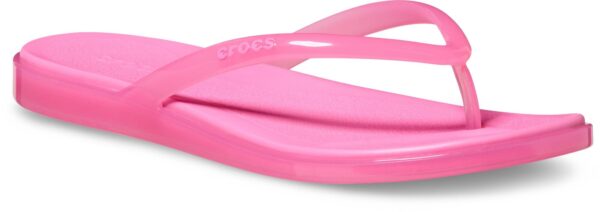 c872721390f5e91b4f65a1595011fc92 Crocs™ Miami Jelly Round Toe Flip Women's Pink Lemonade Jelly