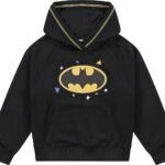 DIADORA JU.HOODIE SUPERHEROES Black
