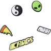Crocs™ Crocs DUDE PIN BACKER 5-PACK G0877800-MU Crocs DUDE PIN BACKER 5-PACK G0877800-MU