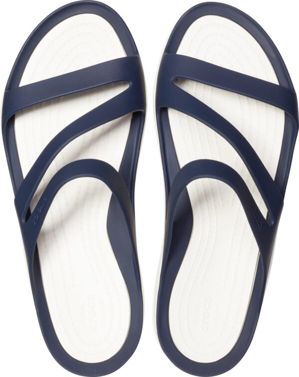 203998-462 Crocs™ Women's Swiftwater Sandal Navy/White