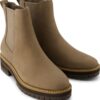 TOMS LEATHER WOMEN'S BENNET BOOT 10021289 Natural