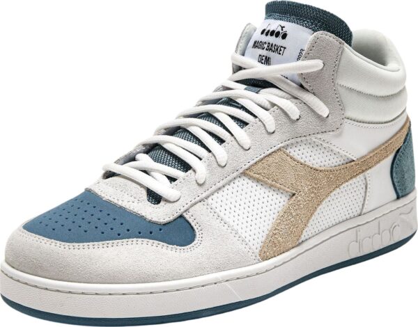 cc664604e72d7b0a289450c0ead126c0 DIADORA MAGIC BASKET DEMI NEAT White/Stormy Weather