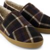 TOMS COZY PLAID MEN'S SLIPPER 10021275 Brown