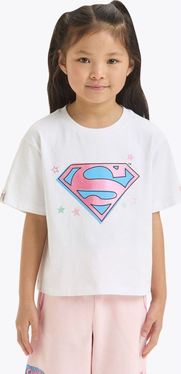 d3108a200730f6c6e0e89e43cb81f27a DIADORA JG.T-SHIRT SS SUPERGIRL Optical White