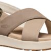 d451b157f4a73e58e7ae6908568778eb Keen ELLE LUXE CROSS STRAP 1030522 Plaza Taupe/Brindle