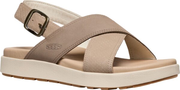 d451b157f4a73e58e7ae6908568778eb Keen ELLE LUXE CROSS STRAP 1030522 Plaza Taupe/Brindle