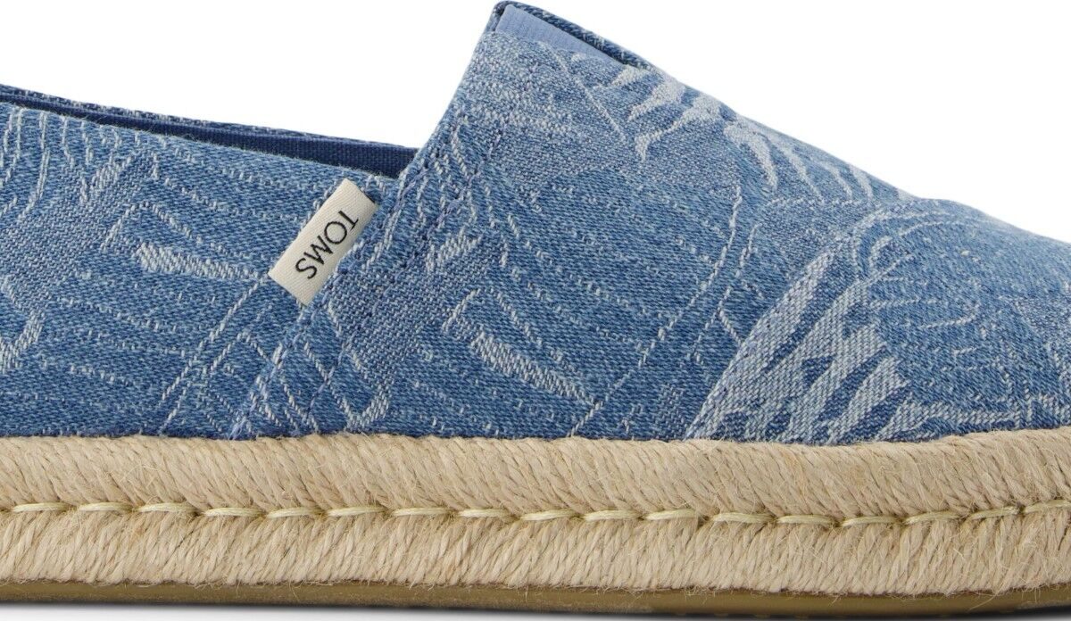 d5127a0483523a90189e577e651f8b51 TOMS FADED SKY TROPICAL DENIM 10021890 Blue