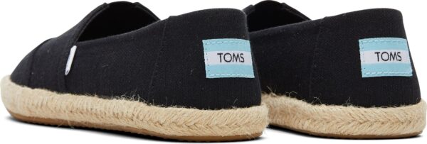TOMS Recycled Cotton Women Alpargata Rope Black