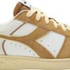 d566803704a711315aeca04ac00f1c6c DIADORA Magic Basket Low Suede Leather White/Brown Dijon