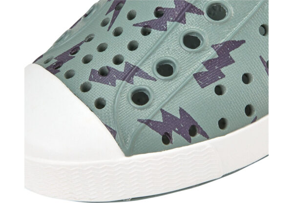 NATIVE Jefferson Print Child Folk Green/Shell White/Onyx Lightning