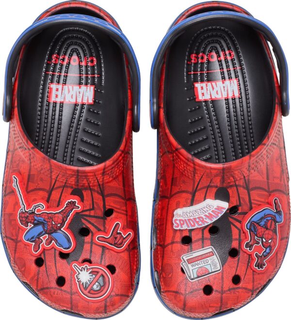 d9e6e4aea871fdfa0c3491bc530eb6c1 Crocs™ Spider Web Classic Clog Kid's Multi