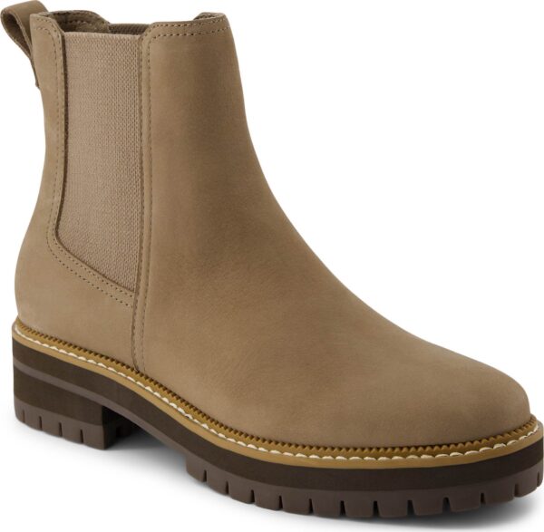 TOMS LEATHER WOMEN'S BENNET BOOT 10021289 Natural