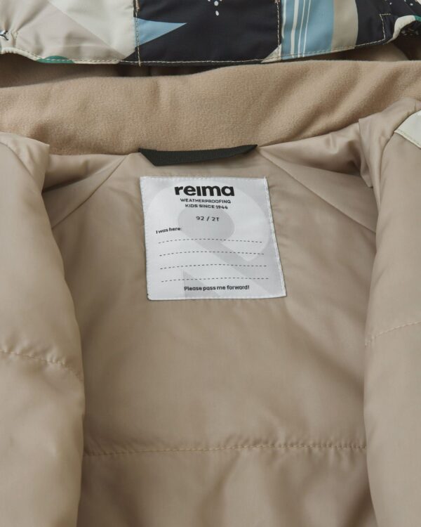 REIMA Puhuri 5100116B žieminis kombinezonas (Earthy Beige)