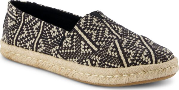 TOMS DIAMOND GLOBAL WOVEN 10021886 Black