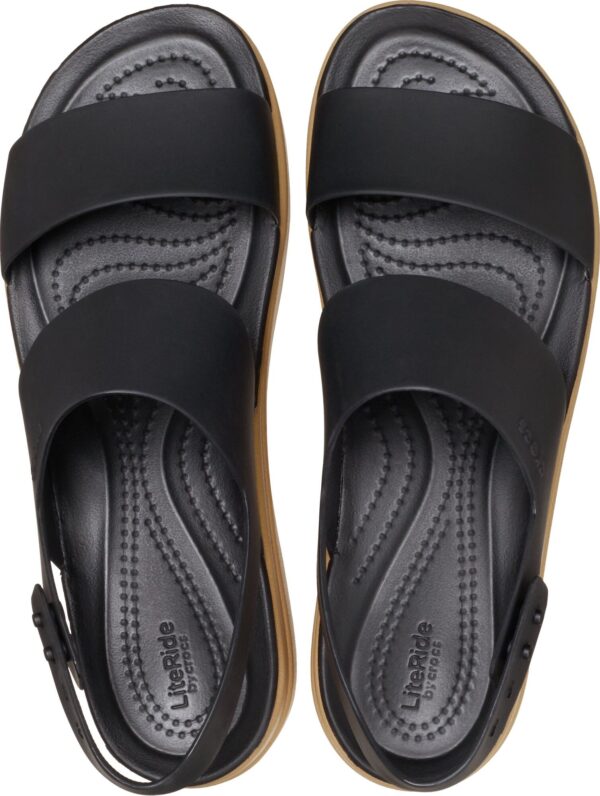 Crocs™ Brooklyn Low Wedge Womens Black/Cashew