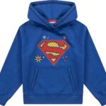 DIADORA JU.HOODIE SUPERHEROES Princess Blue
