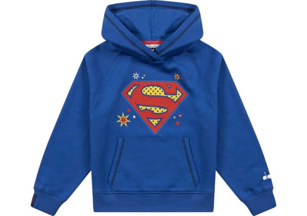 de5a2b3cefb0055a7119782cd00a4592 DIADORA JU.HOODIE SUPERHEROES Princess Blue
