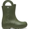 dedbeebcde1b11ecb11be0eee6d6645d Crocs™ HANDLE IT RAIN BOOT KID'S Army Green