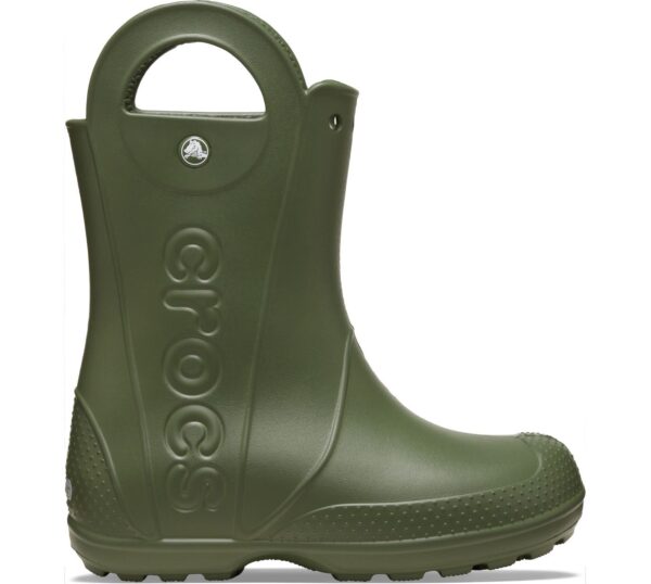 dedbeebcde1b11ecb11be0eee6d6645d Crocs™ HANDLE IT RAIN BOOT KID'S Army Green