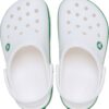 Crocs™ Crocband Clog Kid's 207005 White/Green Ivy